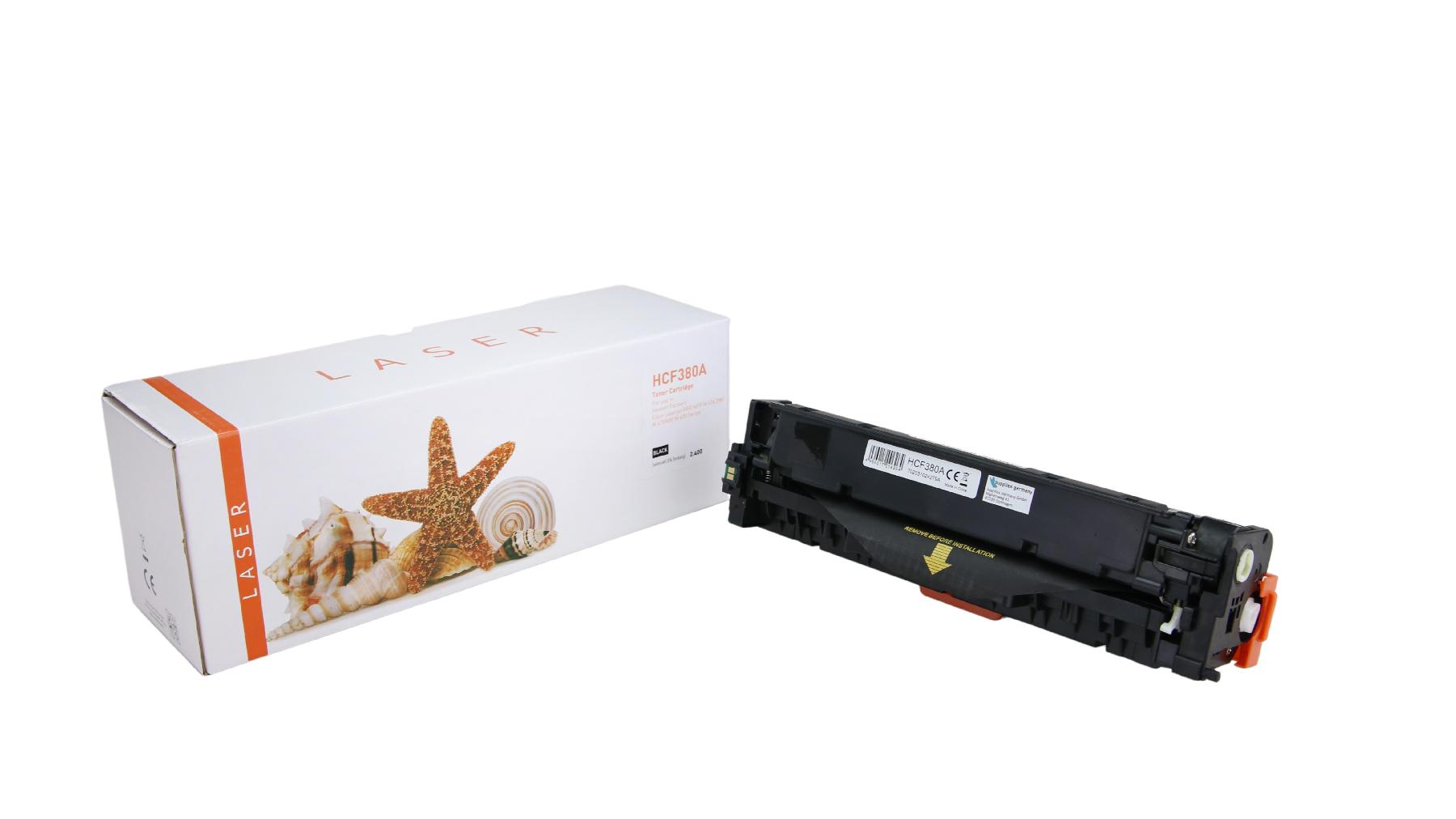 CF380A alternativ Toner schwarz für HP  / CF380A / 312A / 2.400 Seiten