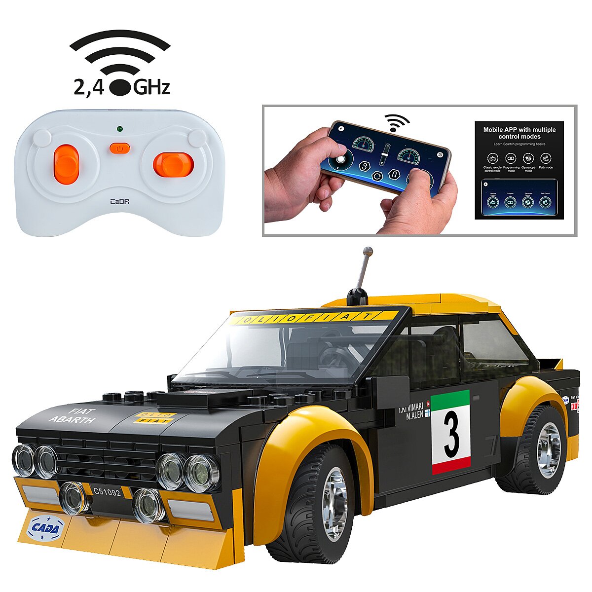 CaDA Set C51092W Fiat Abarth 131