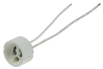 GU10 Lampenfassung, 230V / 100Watt, Keramik Fassung mit 11cm Kabel GU10 Lampenfassung, 230V / 100Watt, Keramik Fassung mit 11cm Kabel