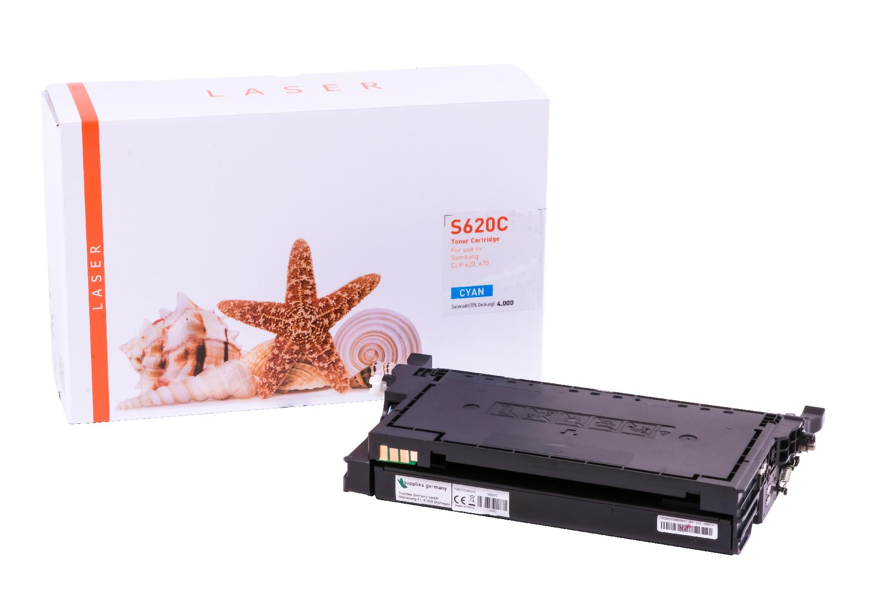 CLP620C alternativ Toner Cyan für Samsung  / CLTC5082L / 4.000 Seiten