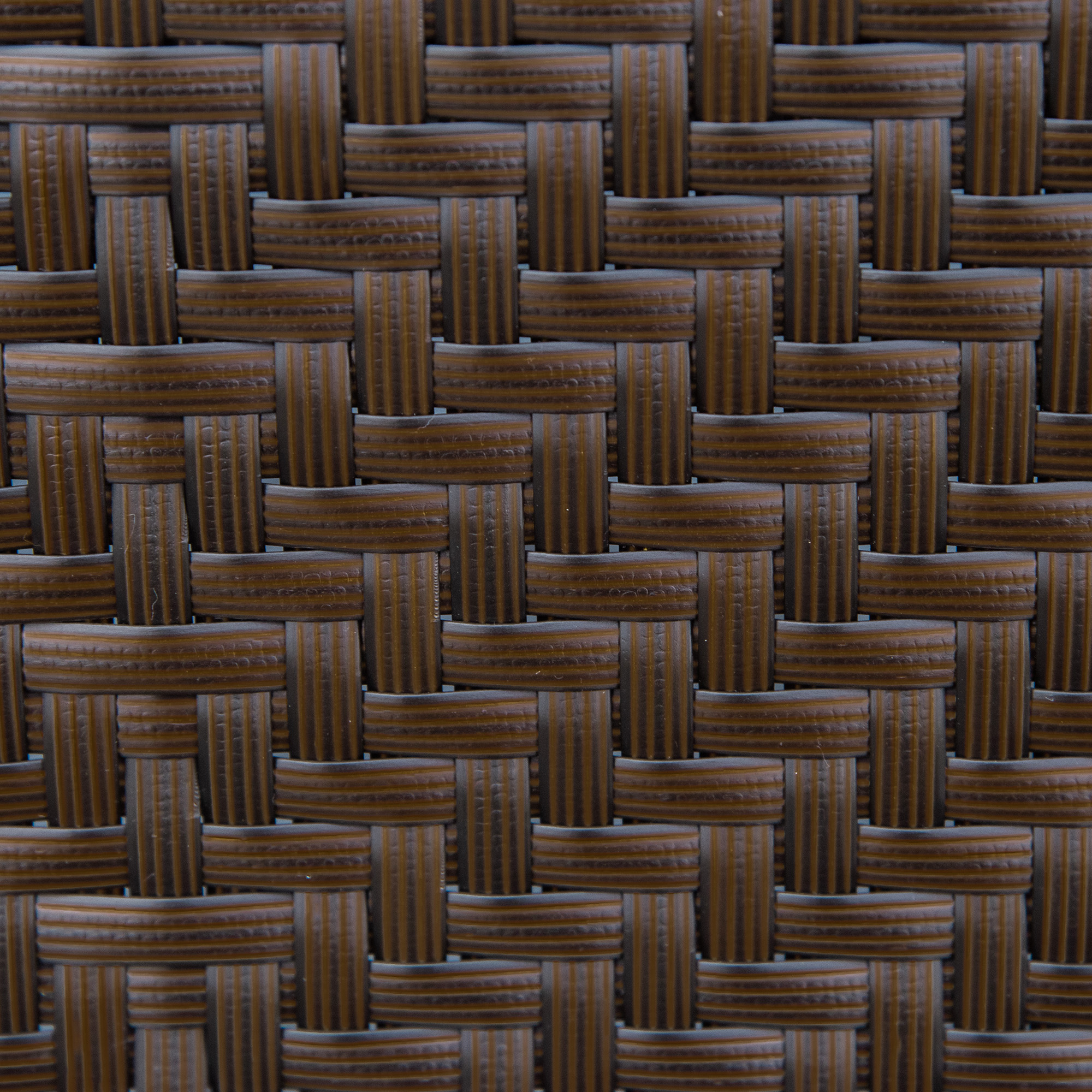 Polyrattan Gartenstuhl Klappstuhl mit 7-Fach Verstellbarer Rückenlehne wetterfester klappbar Balkonstuhl Campingstuhl 120kg Belast Gartenstühle für Garten, Balkon 58x71x111cm Braun+Schwarz