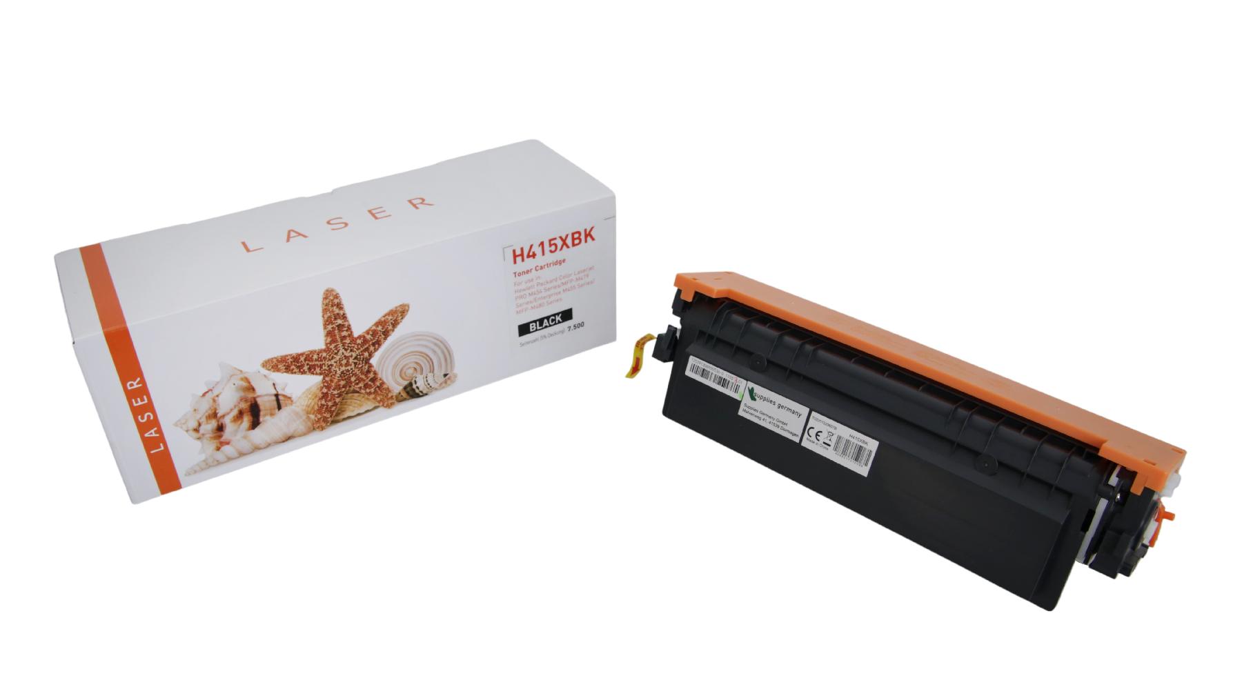 415XBK alternativ Toner schwarz für HP / W2030X / 7.500 Seiten
