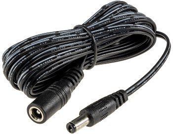 Verlängerungskabel für Netzteile 3m, 5,5mm / 2,1mm, Stecker / Buchse