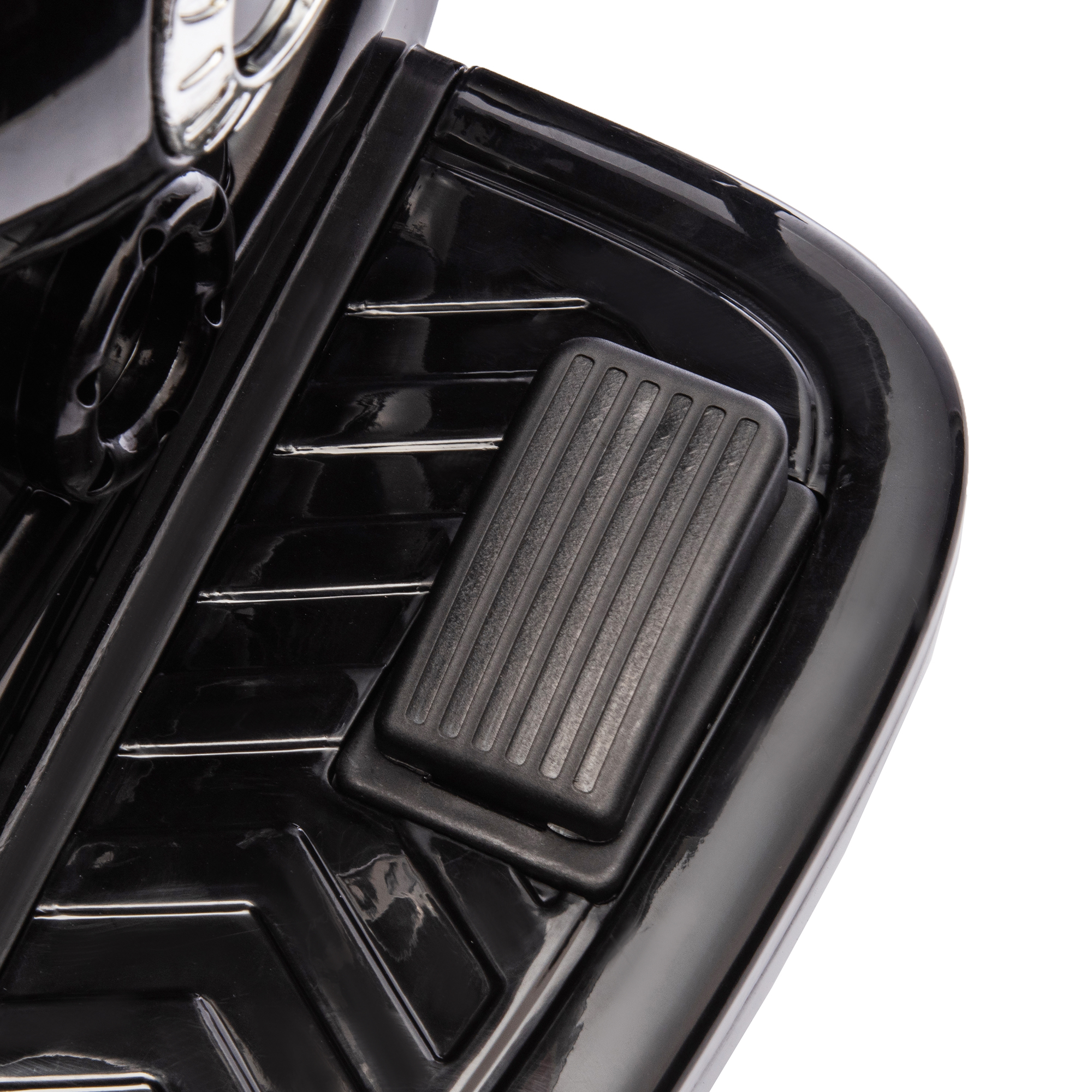 Elektro-Kindermotorrad, 3-5 km/h, Chopper, Licht & Musik, für Kinder 3-6 Jahre, Schwarz