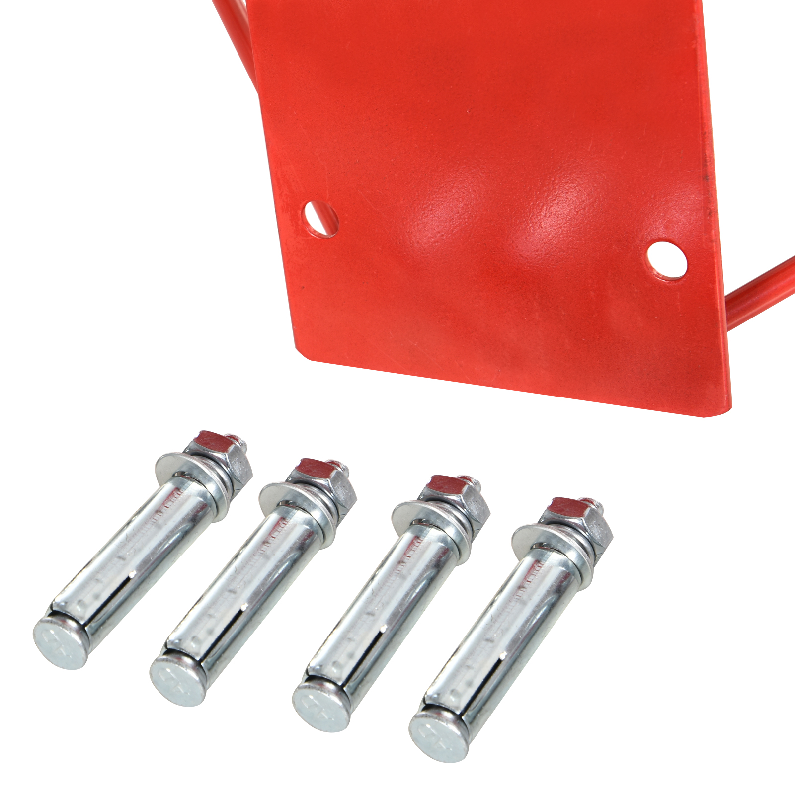 Basketballkorb, Indoor & Outdoor mit Ø46 cm Korb und Netz, Wandmontage, Basketball Board für Jugendliche Erwachsene, Rot + Blau + Weiß