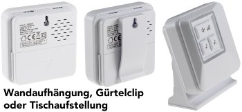 Funk-Klingel Empfänger "Pilota Porta", Batterie-Empfänger