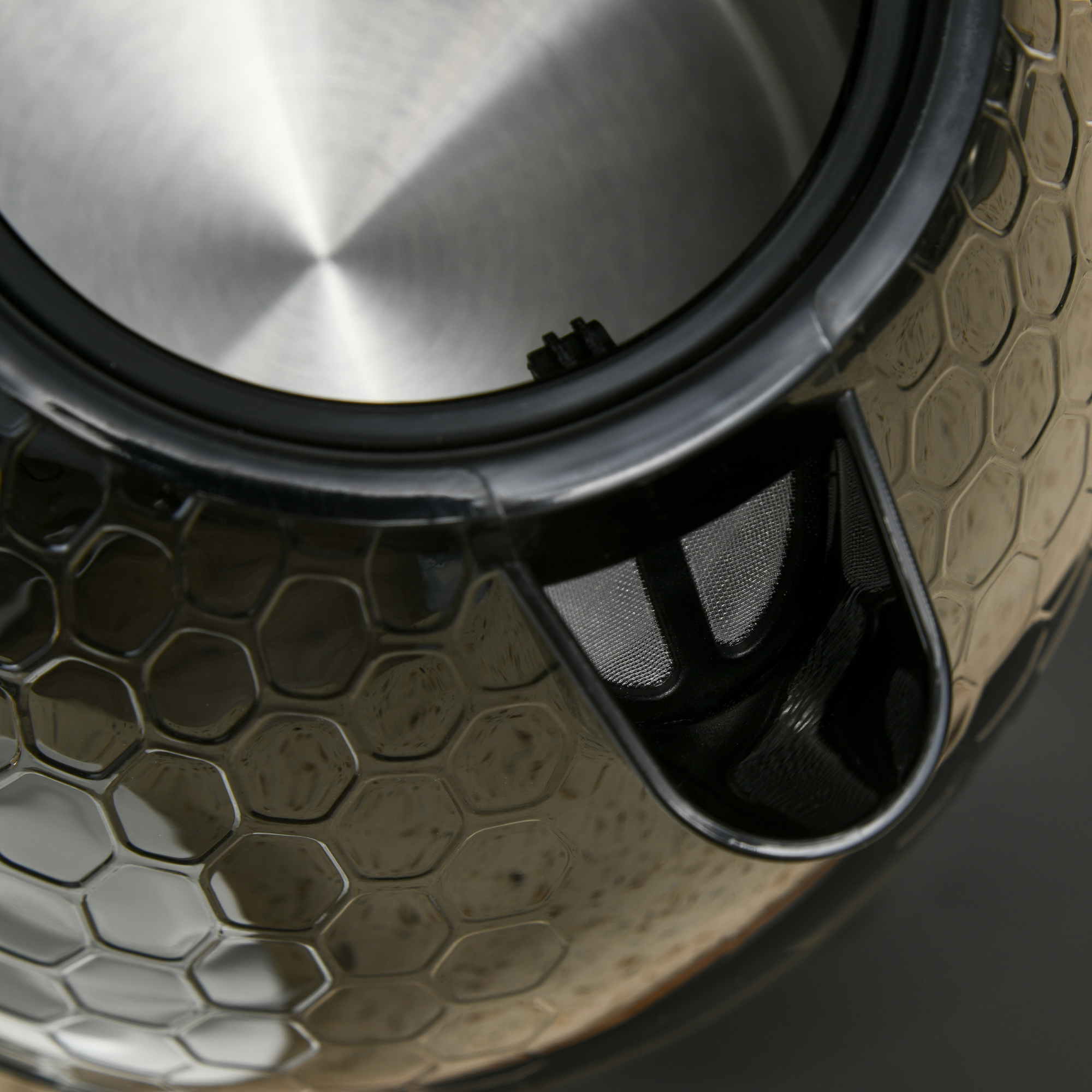 Wasserkocher- und Toaster-Set, 1,7 L, verschiedene Modi, LED-Anzeigen, Schwarz