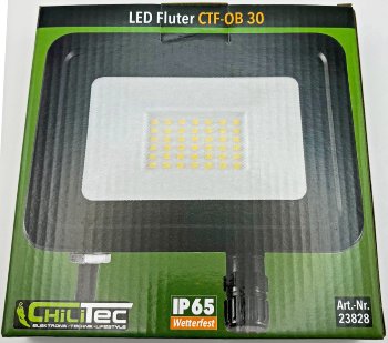 LED-Fluter "CTF-OB 30", IP65, 28W, 3075lm, 4000K neutralweiß