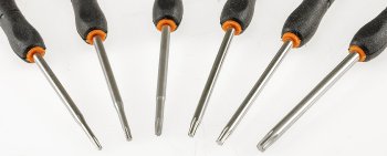Feinmechaniker-Schraubendrehersatz, 6x Torx-Schraubendreher