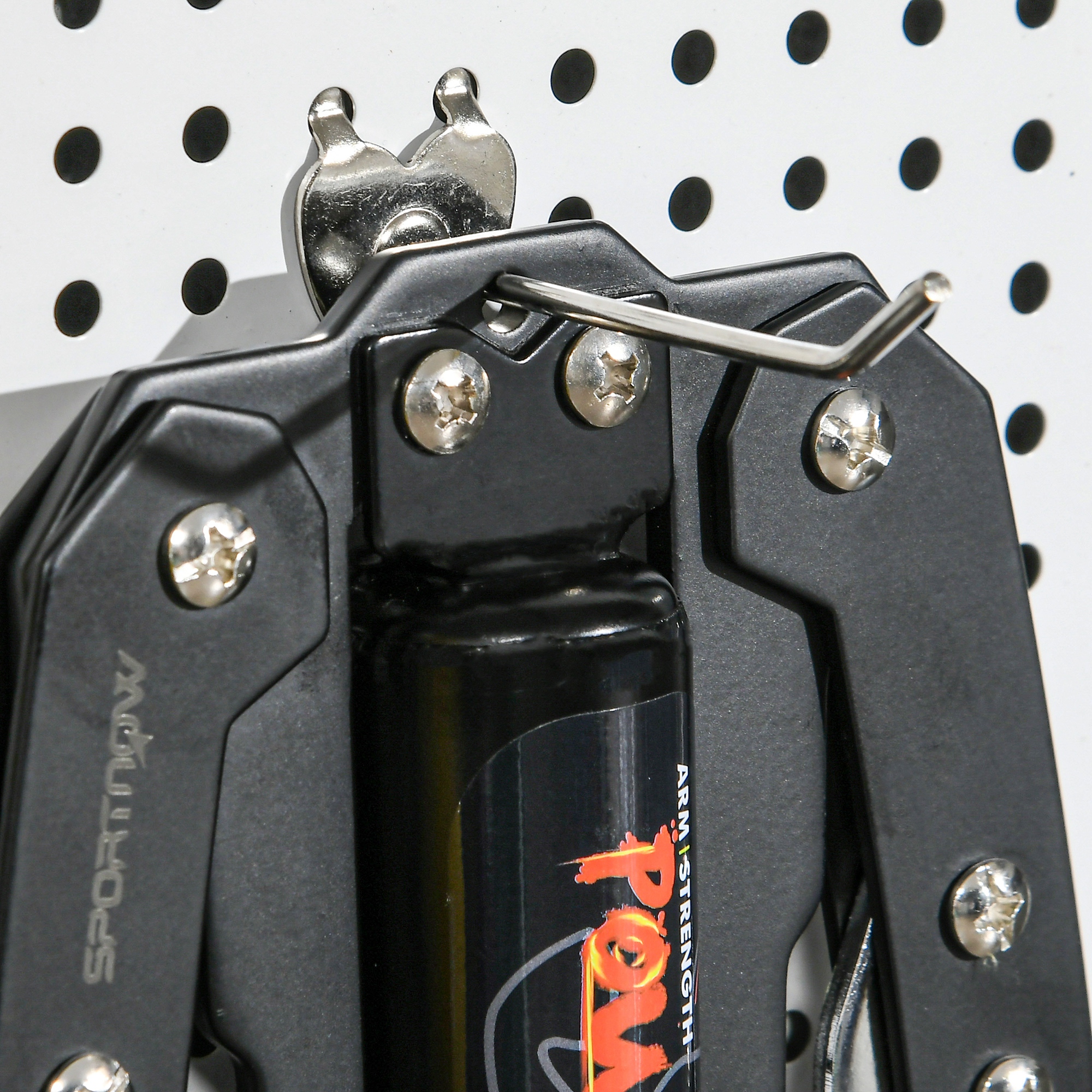 Power Twister 10-200kg Armtrainer Einstellbare Hydraulische Armtrainingsgerät 43 x 16 x 5 cm Schwarz+Rot