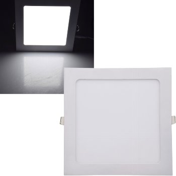 LED Licht-Panel "QCP-22Q", 22,5x22,5cm, 230V, 18W, 1650 Lumen,4200K /neutralweiß
