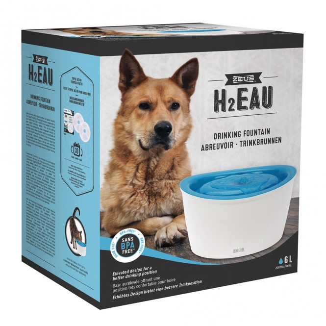 ZEUS Trinkbrunnen H2EAU 6L - Hellblau ZEUS Trinkbrunnen H2EAU 6L - Hellblau