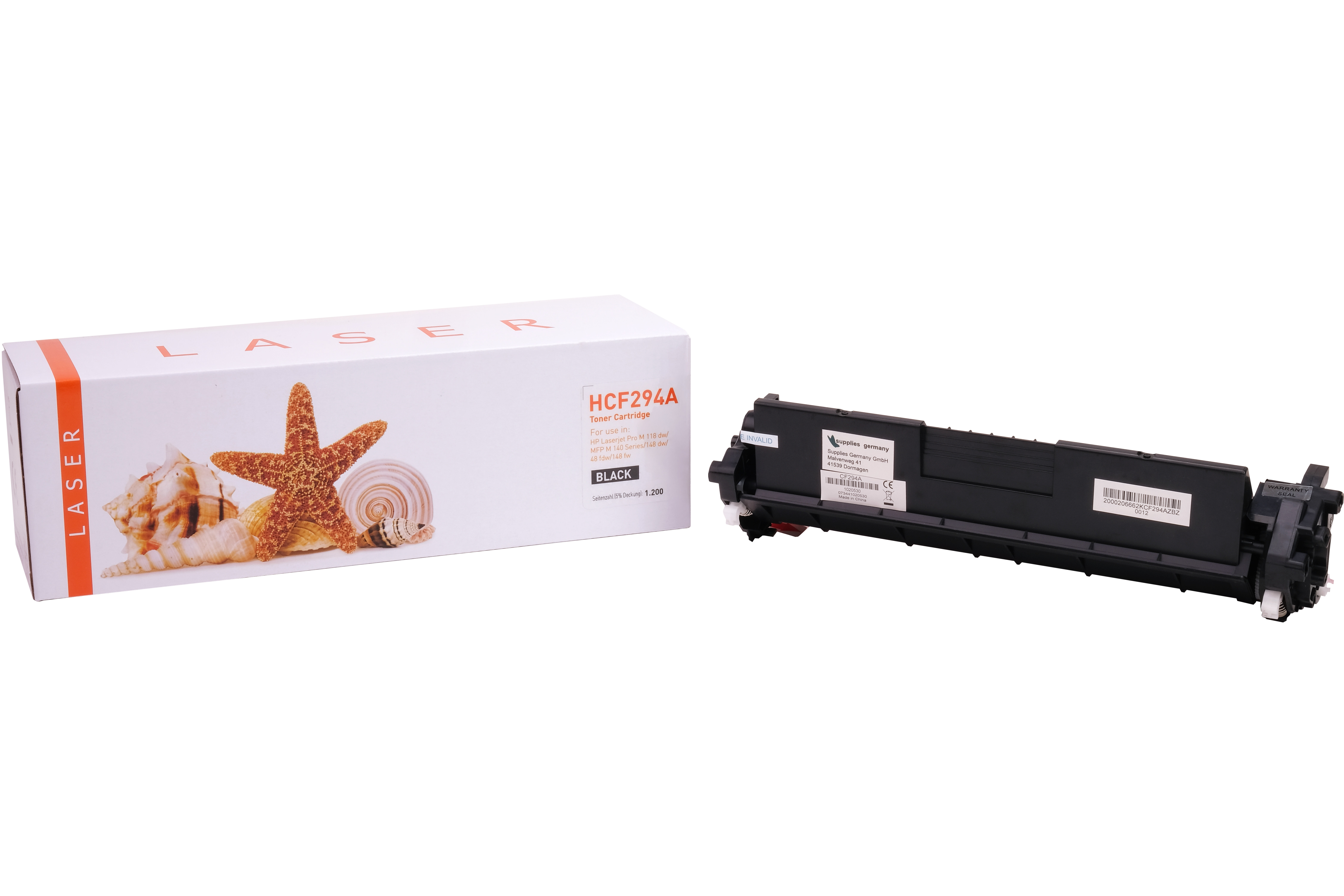 CF294A alternativ Toner schwarz für HP / CF294A / 1.200 Seiten