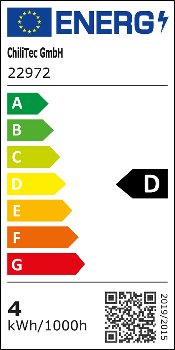 LED Tropfenlampe E27 "Filament T4", 3000k, 524lm, 230V/4W, warmweiß