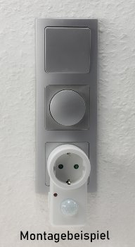 Zwischenstecker mit Bewegungsmelder, 120°, 9m Reichweite , 230V/1200W, weiß