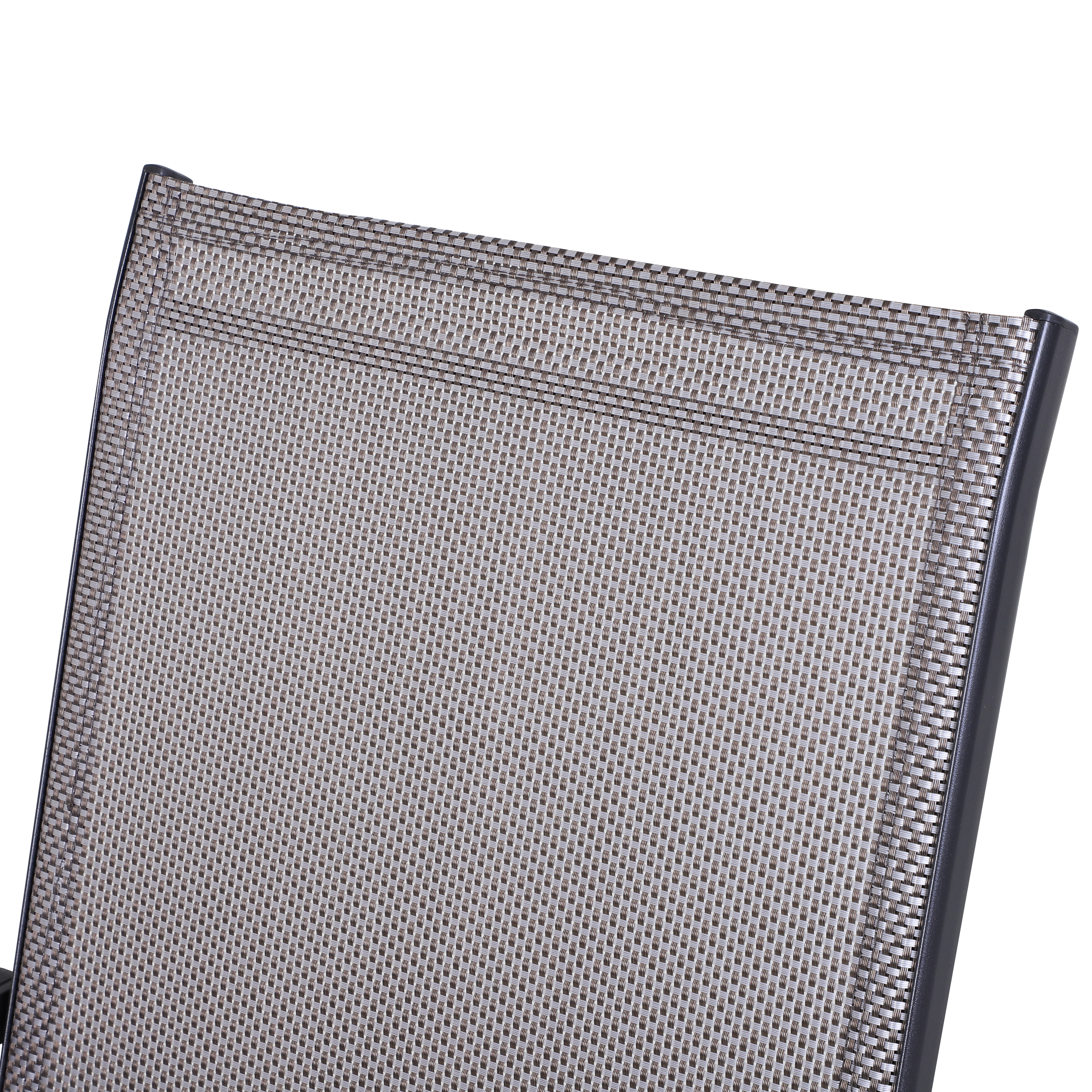 Klappstuhl mit Armlehne 2er Set Campingstuhl Angelstuhl Metall Grau 58 x 64 x 94 cm