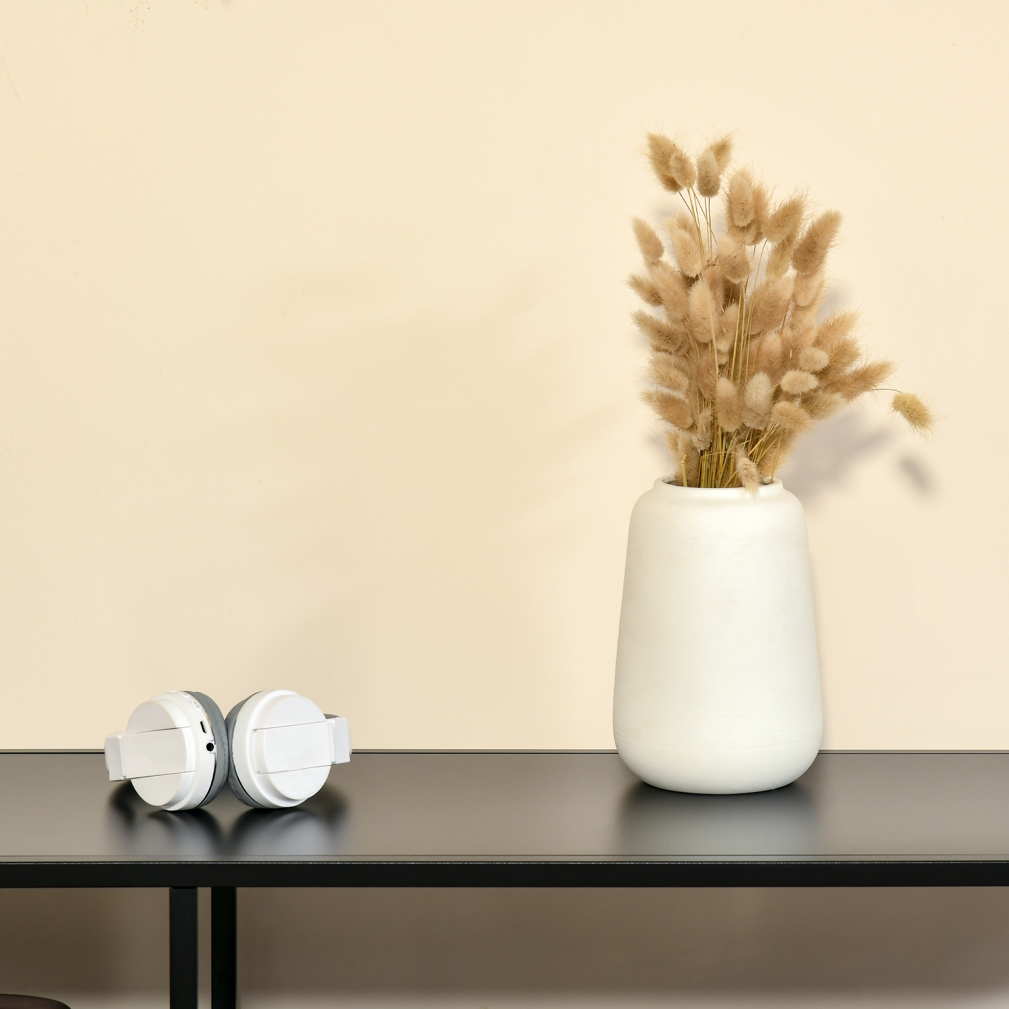 Standregal Bücherregal mit 5 offenen Fächern, Aufbewahrungsregal mit Metallrahmen, Würfelregal für Küche, Wohnzimmer, Schwarz, 120 x 35 x 87,5 cm