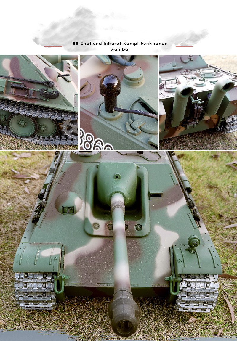 RC Panzer "Jagdpanther" - Metallgetriebe PRO