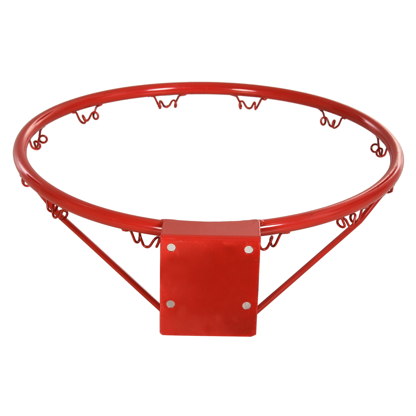 Basketballkorb, Indoor & Outdoor mit Ø46 cm Korb und Netz, Wandmontage, Basketball Board für Jugendliche Erwachsene, Rot + Blau + Weiß