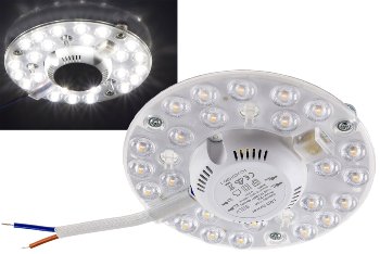 LED Umrüstmodul "UM12nw" für Leuchten, Ø125mm, 12W, 1300lm, 4000K, Magnethalter