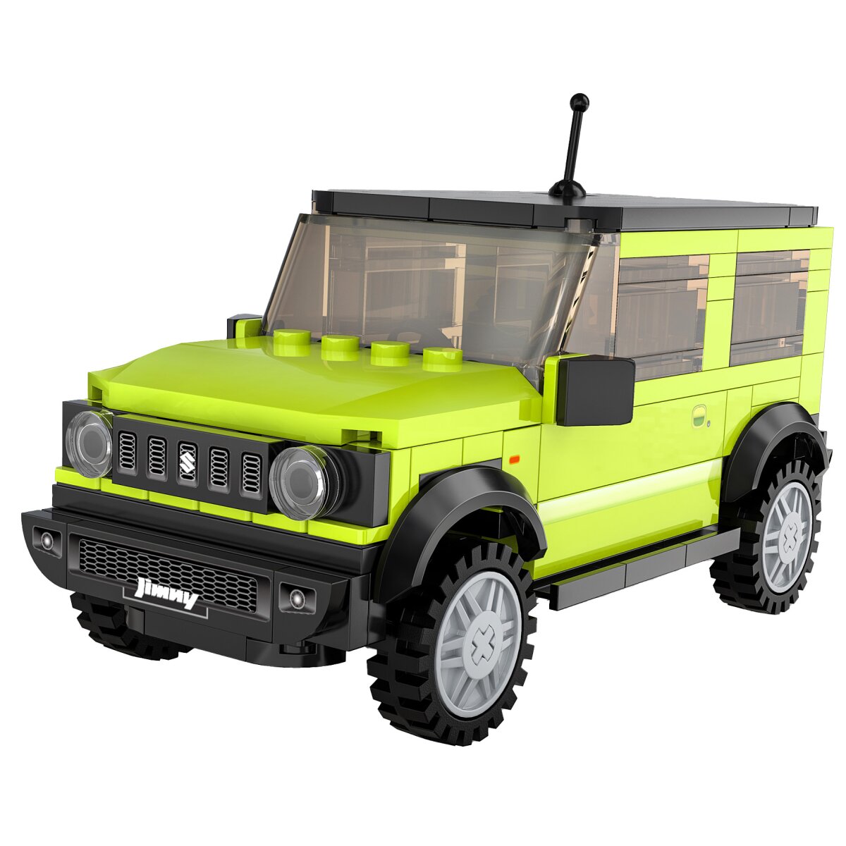 CaDA Suzuki Jimny 1:24 grün Bricks