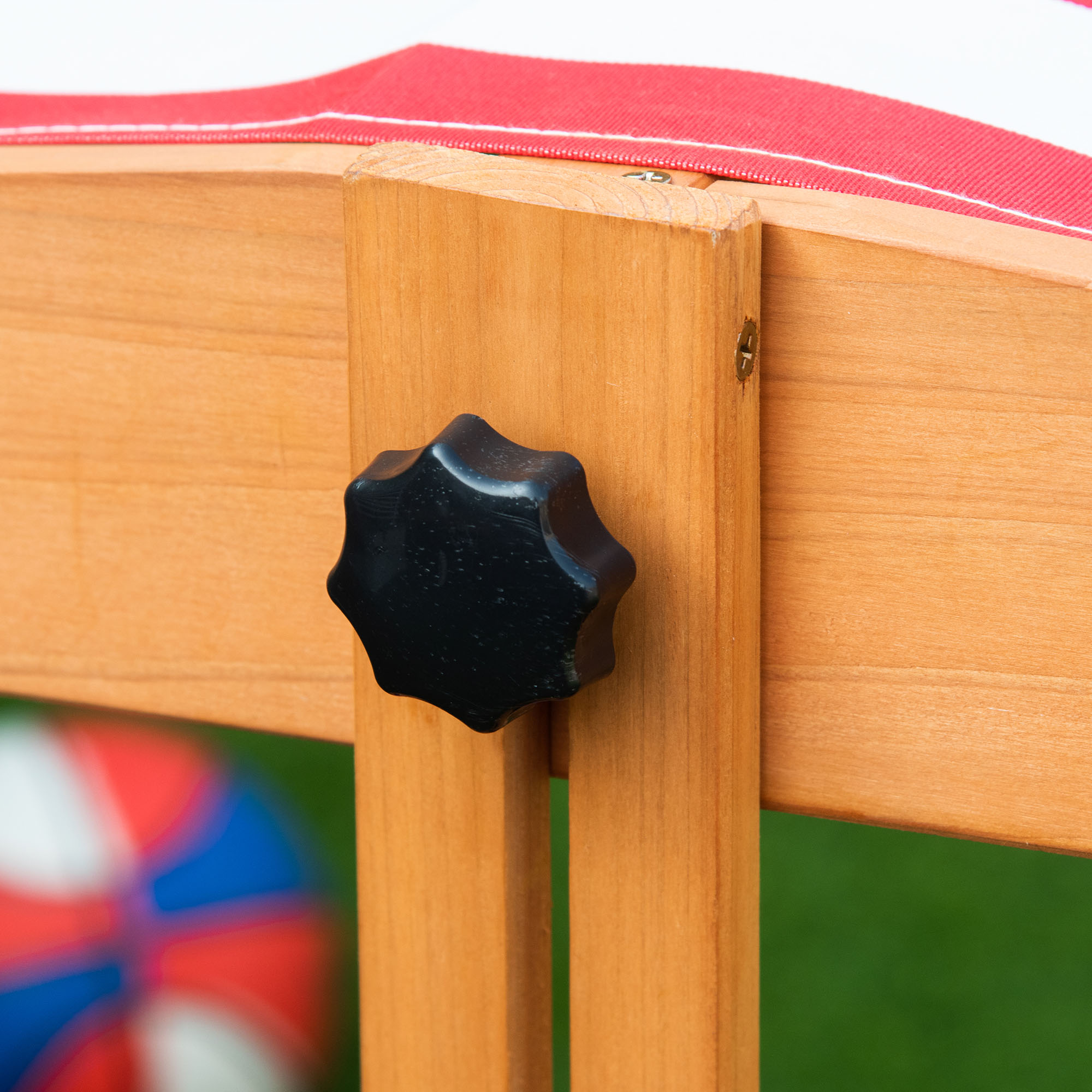 Sandkasten Sandkiste Holz Bodenloses Design Matsch-Bereich für Kinder 3-7 Jahre Sandkasten mit Abdeckung Dach für Garten Terrasse Strand Outdoor Gelb 107,5 x 107,5 x 110 cm