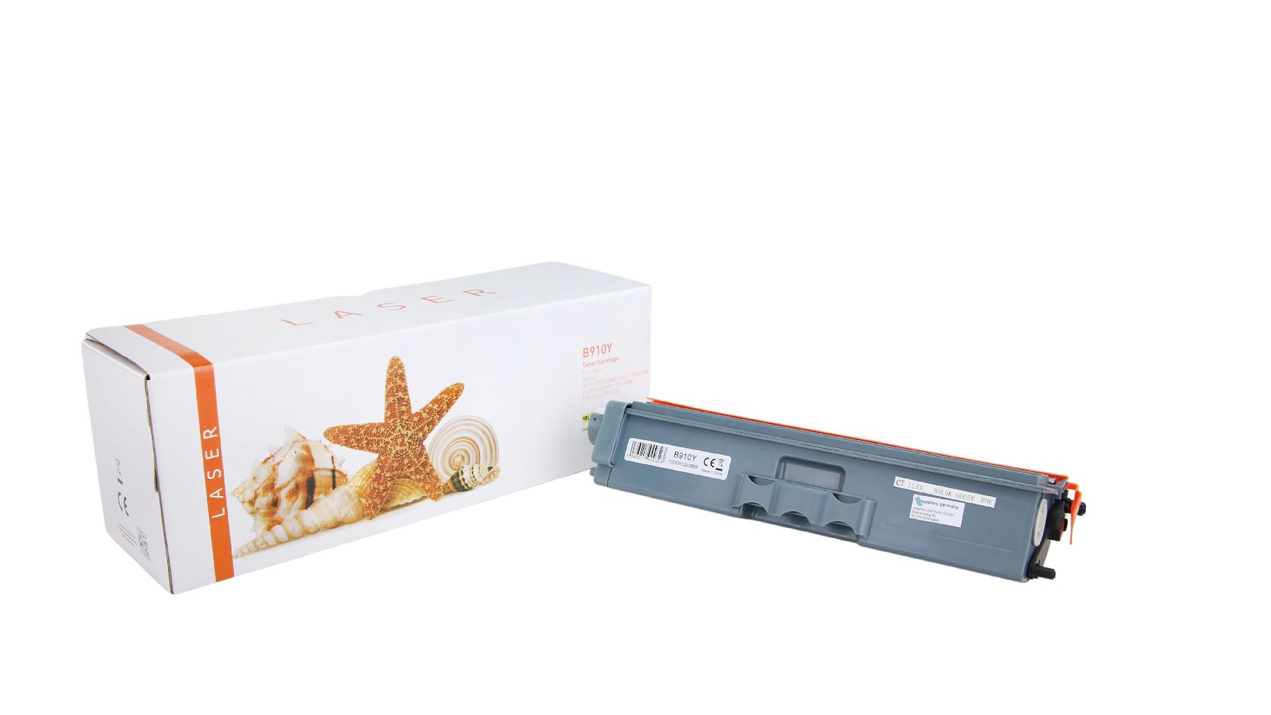 TN910Y alternativ Toner yellow für Brother / TN910Y / 9.000 Seiten