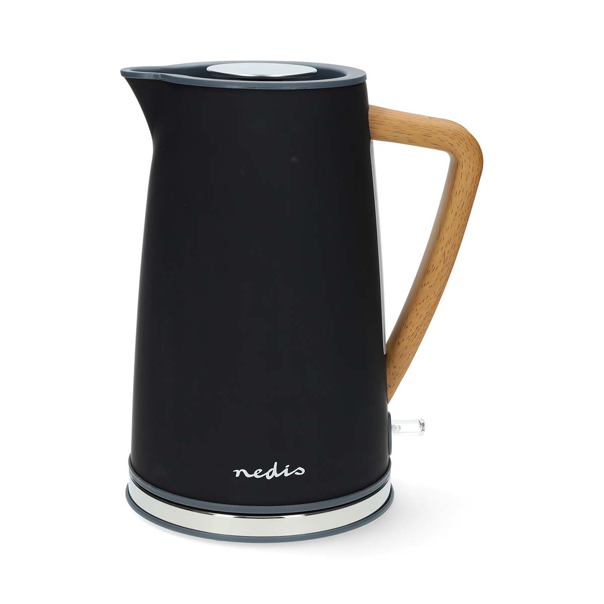 Wasserkocher | 1.7 l | Soft-Touch | schwarz | Um 360 Grad drehbar | Verdecktes Heizelement | Strix Controller | Boil-dry protection