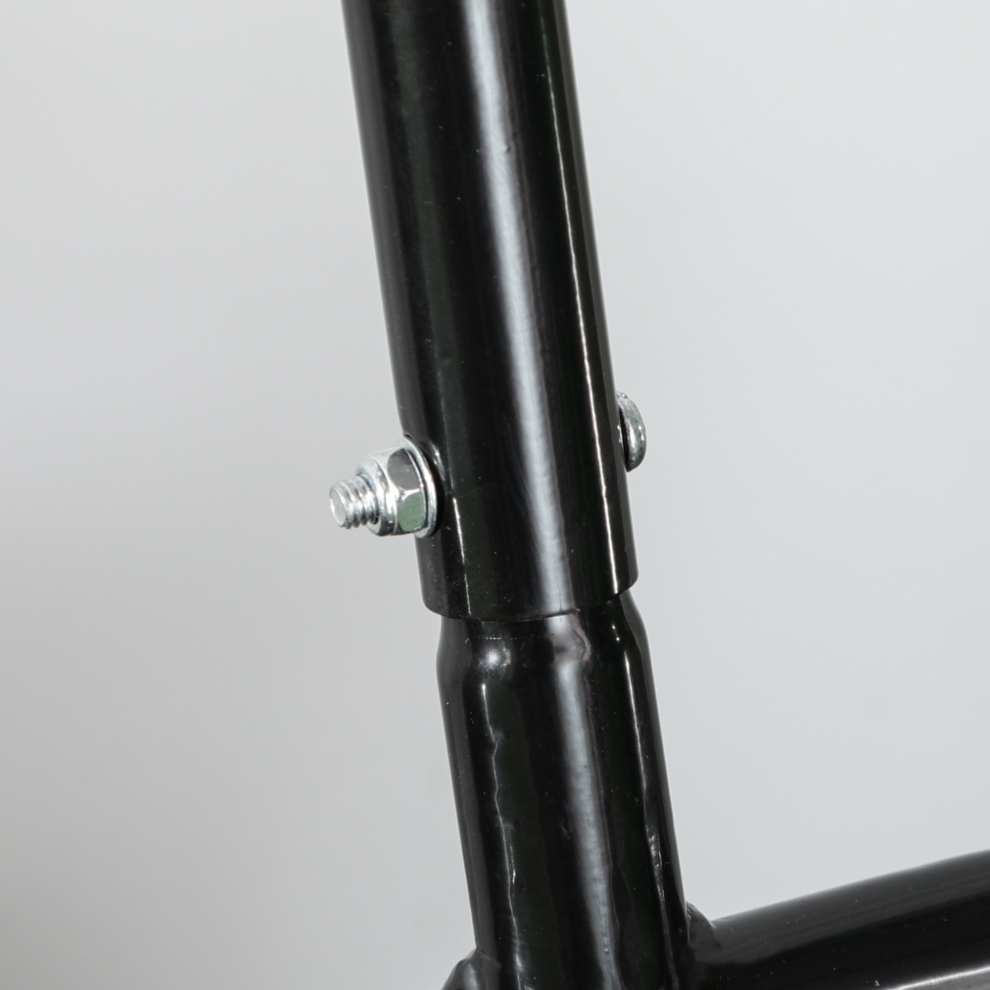 Rasenwalze mit U-Griff, Gartenwalze, Gartenrolle, 32 cm Durchmesser, 38 L Wasser-/62 kg Sand, Metall, Schwarz, 58 x 32,5 x 113 cm