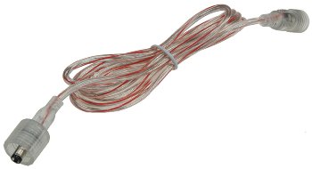 Anschlusskabel für LED-Stripes IP44, 5,5mm Koax, 1,5m, Koax-Stecker/Kupplung