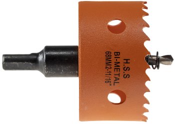 Lochsäge HSS Bi-Metall Ø68mm, Sechskant Aufnahme, Schnitttiefe 38mm