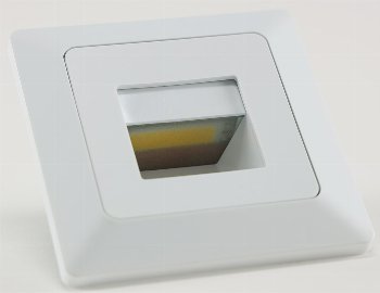 MILOS LED-Einbauleuchte "COB" weiß matt, 80x80mm, 3000k, warmweiß, 55Lumen