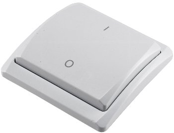 Funk-Wandsender Solo für "Pilota Casa", 433,92MHz, max. 70m, Batterie A23