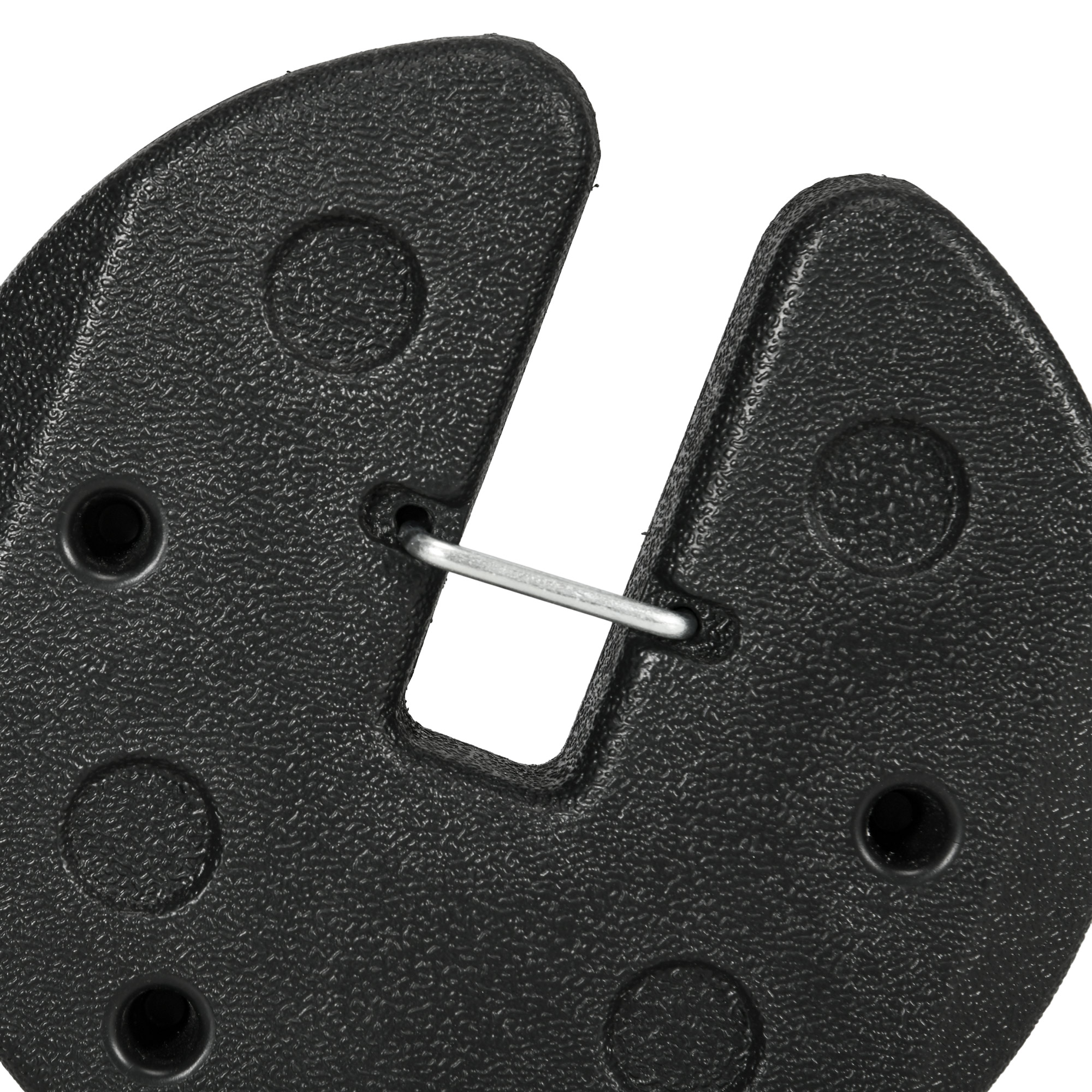 Pavillonstandfüße 4er-Set 12 kg Gewichte mit Befestigungsstiften und Transportgurt