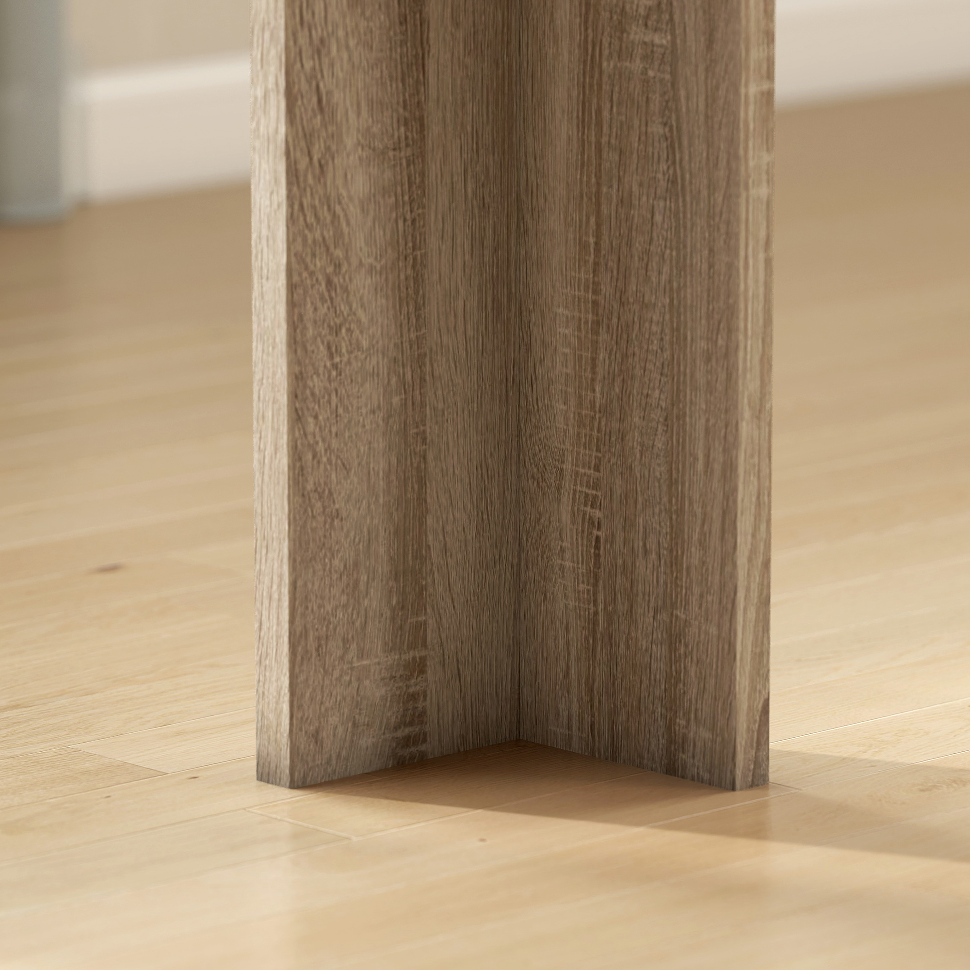 Ausziehbarer Esstisch, von 180 auf 260 cm erweiterbar, für 6-10 Personen, Holz