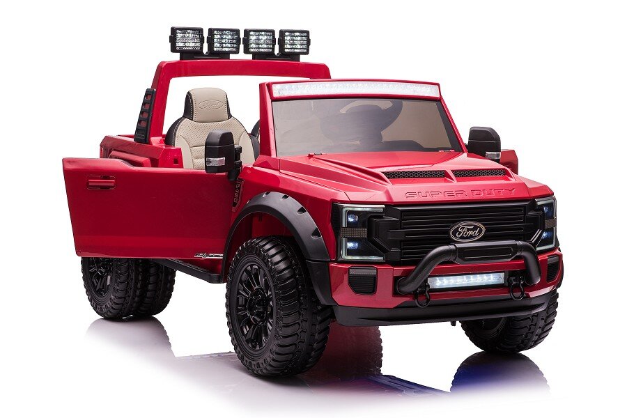 Kinderfahrzeug Ford Super Duty - rot
