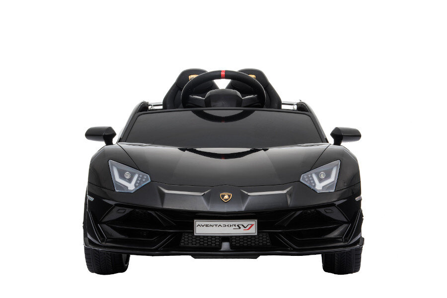 Kinderfahrzeug Lamborghini Aventador SVJ - schwarz