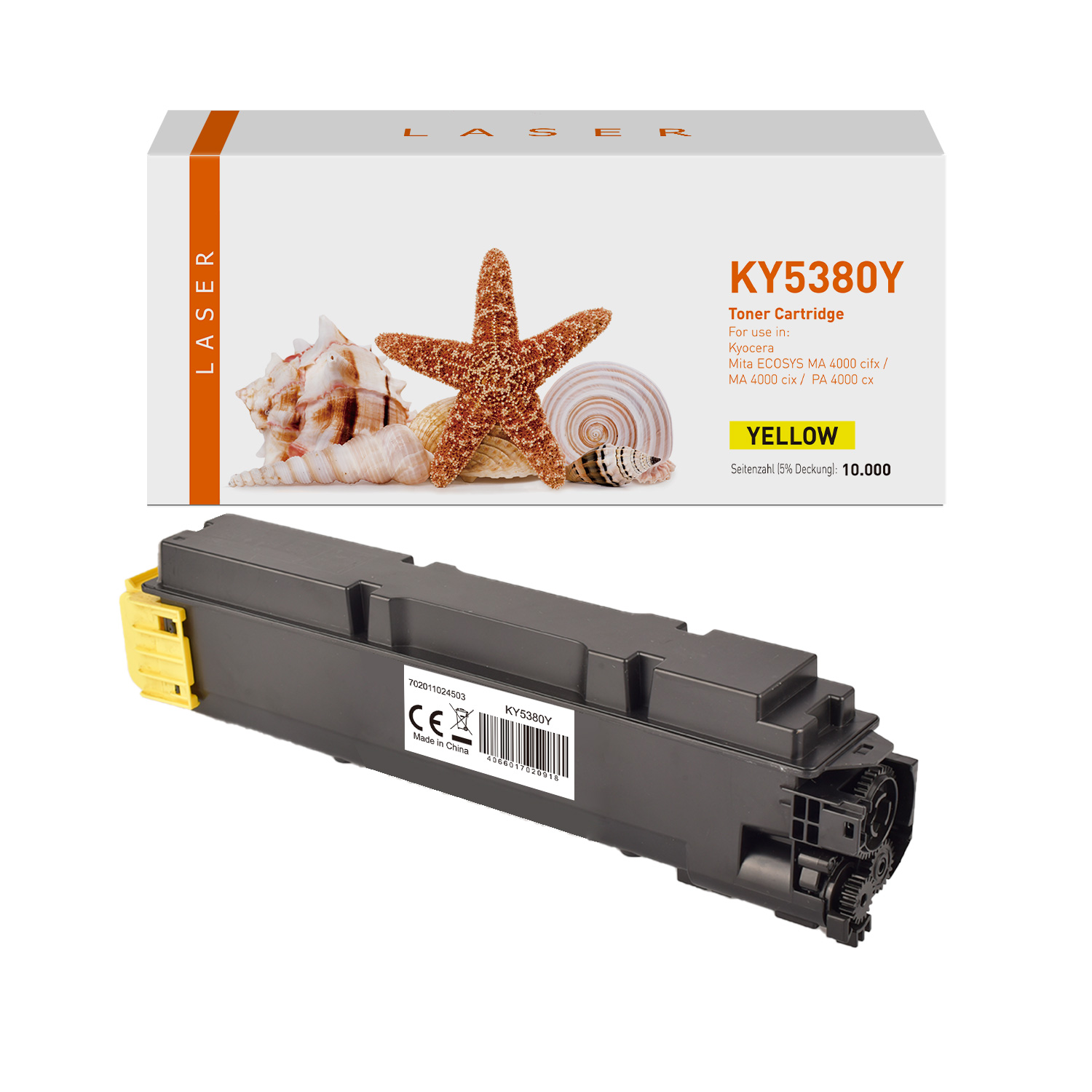 TK5380Y alternativ Toner yellow für Kyocera / TK5380Y / 10.000 Seiten