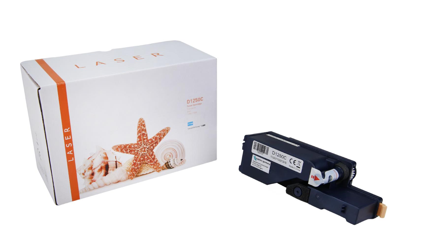 D1250C alternativ Toner Cyan für Dell / 79K5P / 1.400 Seiten