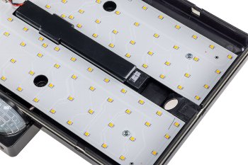 LED Wandleuchte "PADAR" mit PIR-Sensor, IP65, 20W, mit Hausnummer & Buchstaben