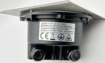 Bodenleuchte "BEL GX53 Q", 4eckig, 12x12x7cm, IP65, GX53 Fassung