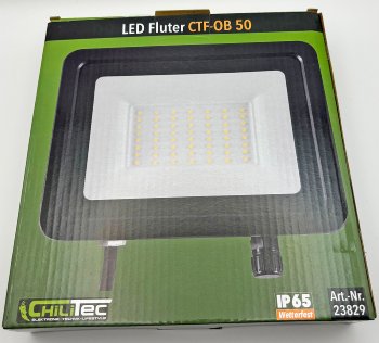LED-Fluter "CTF-OB 50", IP65, 47W, 4739lm, 4000K neutralweiß