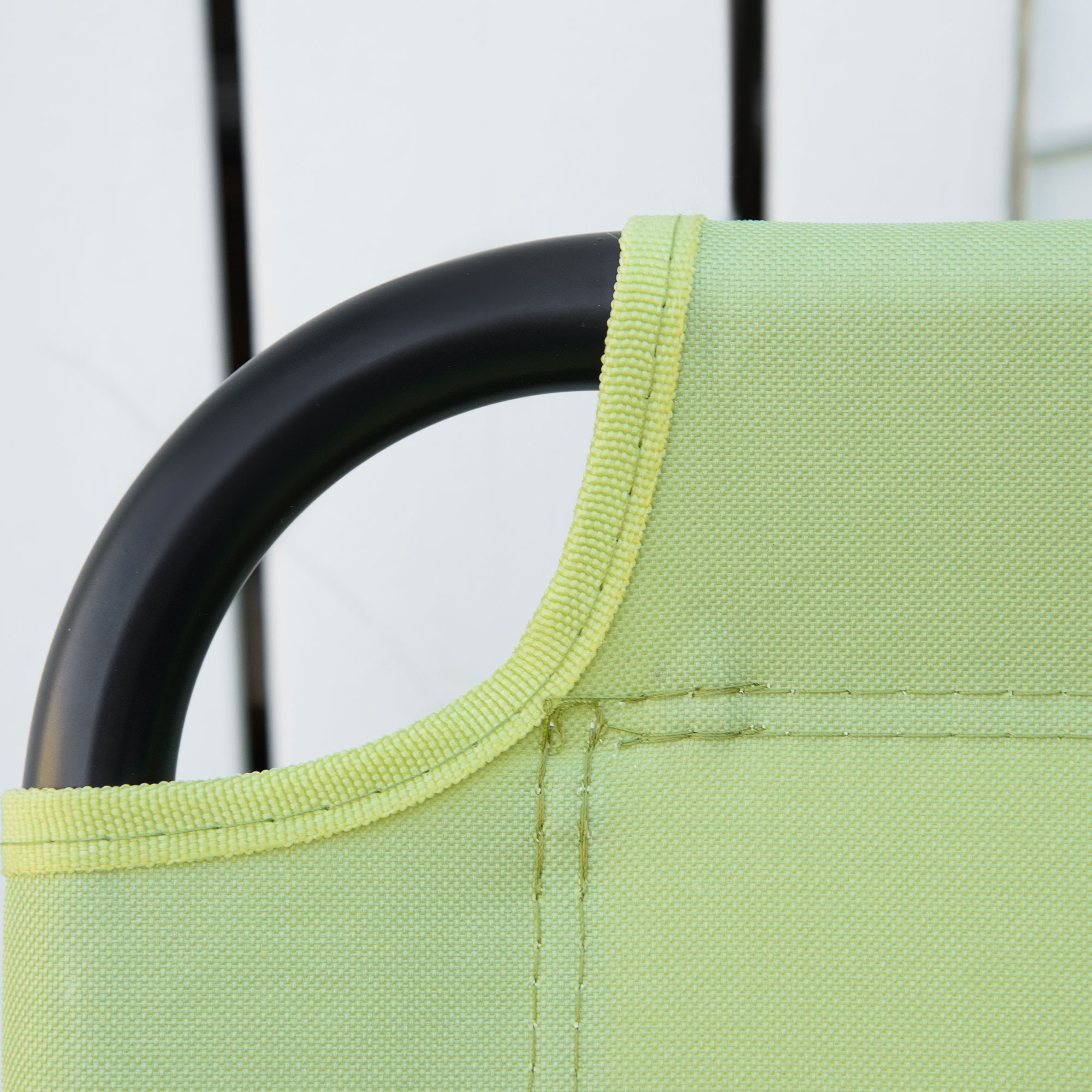 2-Sitzer Campingstuhl, klappbar, mit Getränkehalter, 141 x 67 x 80 cm, Grün