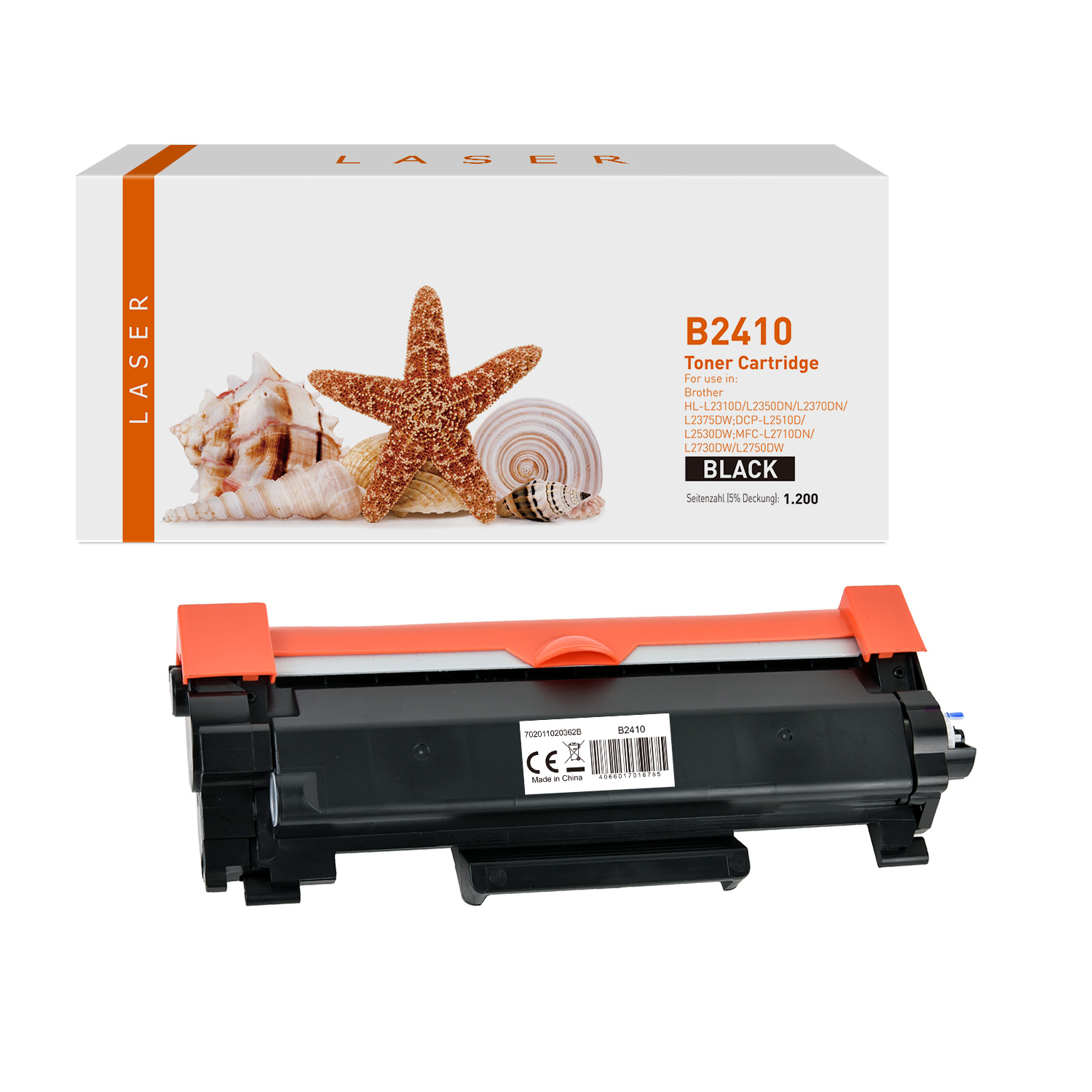 TN2410 alternativ Toner black für Brother / TN2410 / 1.200 Seiten