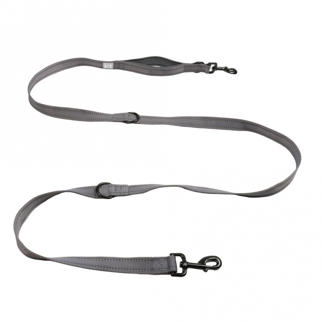 Duvoplus Trainingsleine EXPLOR Ultimate Fit Safety - Silver Reflective - 220cm - 25mm