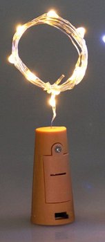 LED Flaschen-Lichterkette "CuteBottle", 20 LEDs, 2m, warmweiß, Batterie, 10x Set