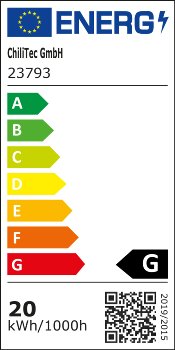 LED Wandleuchte "PADAR" mit PIR-Sensor, IP65, 20W, mit Hausnummer & Buchstaben