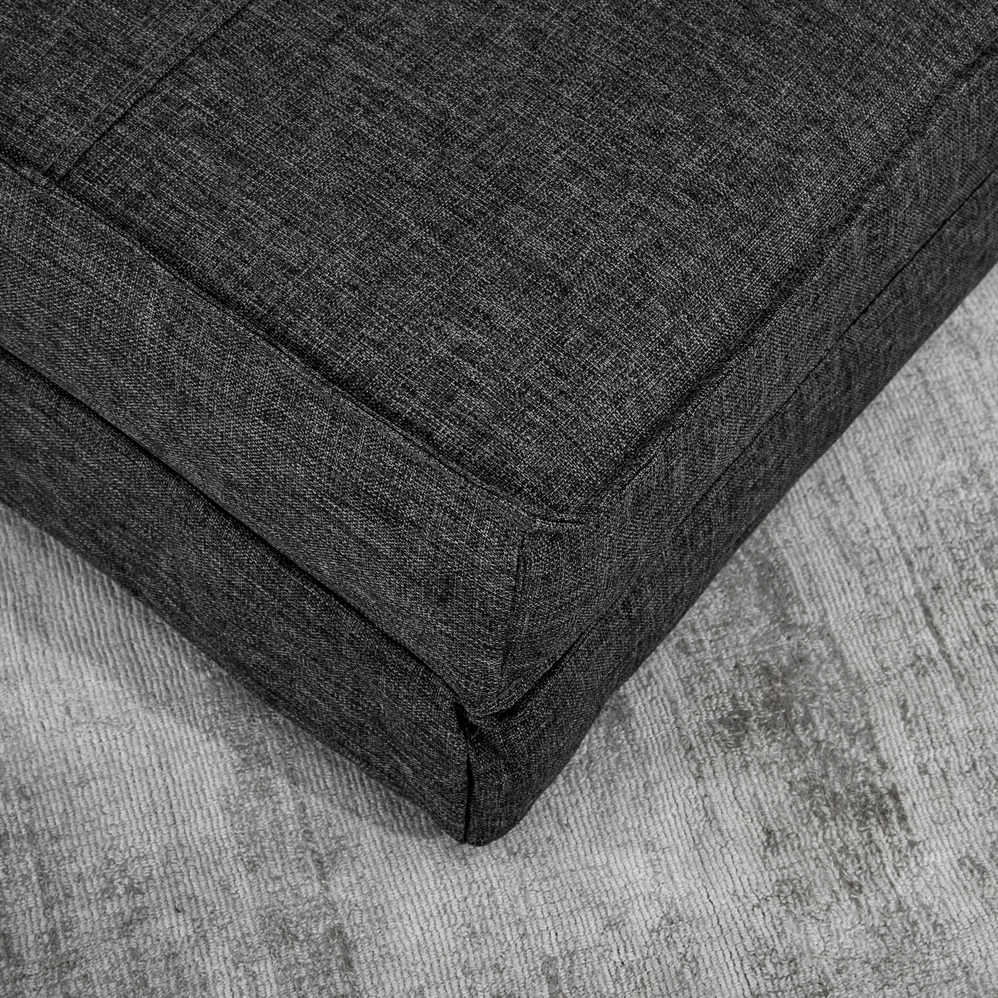 Bodensessel, verstellbarer Klappsessel, 61 x 73 x 58 cm, Dunkelgrau