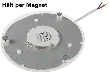 LED Umrüstmodul "UM24ww" für Leuchten, Ø180mm, 24W, 2680lm, 3000K, Magnethalter