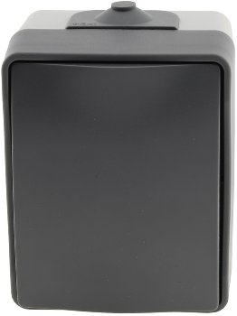 NUQUI Feuchtraum Wechsel-Schalter, IP54, Aufputz, 250V~/ 10A